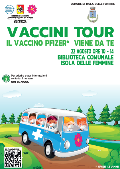 Vaccini Tour: domenica 22 agosto la seconda tappa!