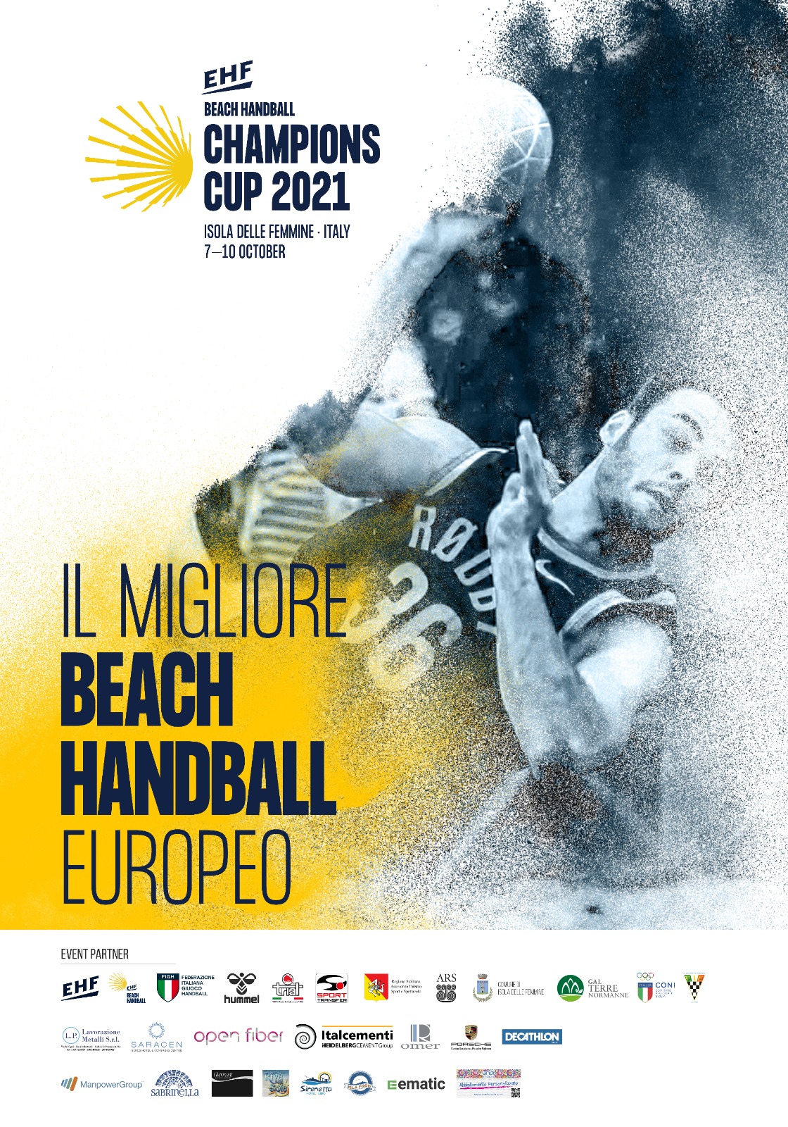 Al via la Champions Cup 2021 di Handball beach